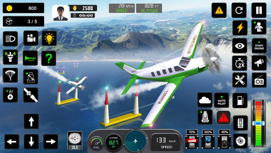 اسکرین شات بازی Flight Simulator : Plane Games 7