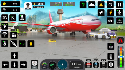 اسکرین شات بازی Flight Simulator : Plane Games 2