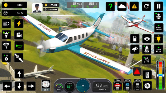 اسکرین شات بازی Flight Simulator : Plane Games 5
