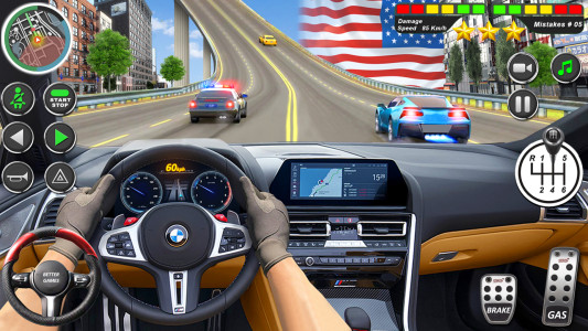 اسکرین شات 2 بازی City Driving School Car Games