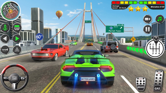 اسکرین شات 6 بازی City Driving School Car Games