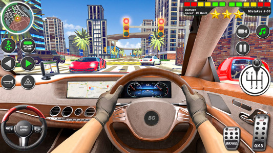 اسکرین شات 7 بازی City Driving School Car Games