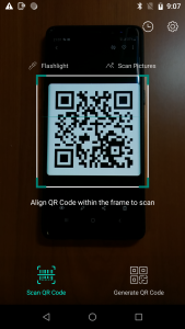 اسکرین شات 1 برنامه QR Code Reader & Generator