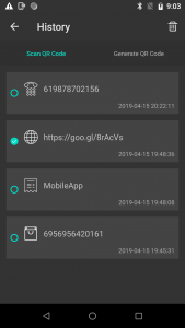 اسکرین شات 5 برنامه QR Code Reader & Generator