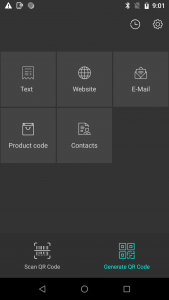 اسکرین شات 2 برنامه QR Code Reader & Generator