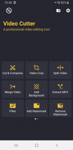 اسکرین شات برنامه Video Cutter & Video Editor 1