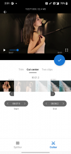 اسکرین شات 7 برنامه Video Splitter & Trim Videos