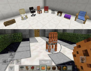اسکرین شات برنامه More Chairs for Minecraft 1