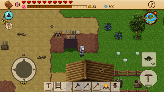 اسکرین شات 1 بازی Survival RPG: Open World Pixel
