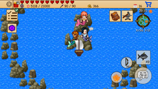 اسکرین شات 1 بازی Survival RPG: Pirate Adventure