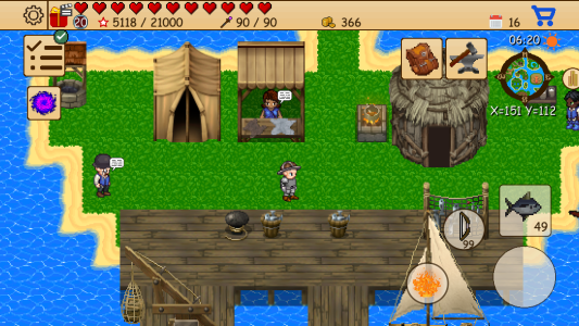 اسکرین شات 4 بازی Survival RPG: Pirate Adventure