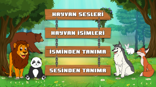اسکرین شات 2 بازی Animal Sounds Learn-Find Game