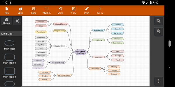 اسکرین شات برنامه flowdia diagrams 2