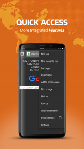 اسکرین شات 3 برنامه BXE Browser: Fast and Reliable