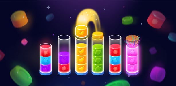 اسکرین شات 6 بازی Candy Sort - Color Puzzle Game