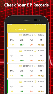 اسکرین شات برنامه Blood Pressure Info App 4