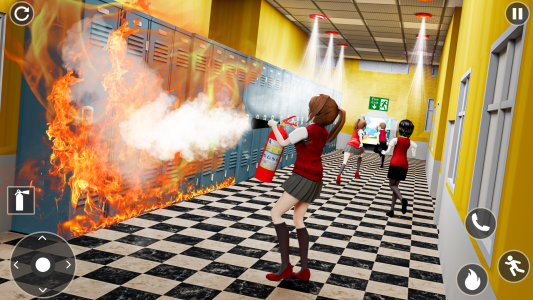 اسکرین شات بازی Anime High School Girl Life 3D 4