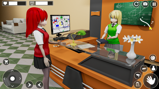 اسکرین شات بازی Anime High School Girl Life 3D 6