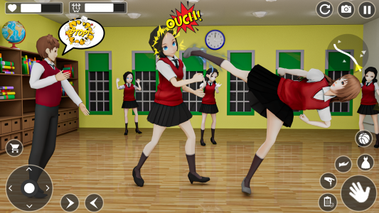 اسکرین شات بازی Anime High School Girl Life 3D 8