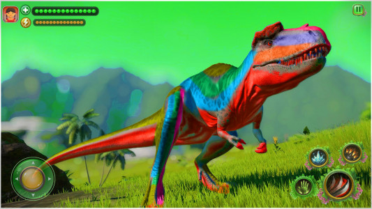 اسکرین شات برنامه Real Dino game: Dinosaur Games 5