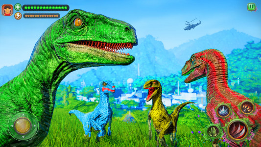 اسکرین شات برنامه Real Dino game: Dinosaur Games 2