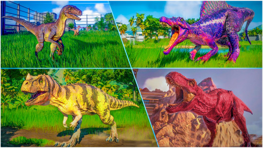 اسکرین شات برنامه Real Dino game: Dinosaur Games 6