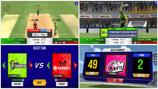 اسکرین شات 4 بازی Aussie T20 Cricket Game 2023