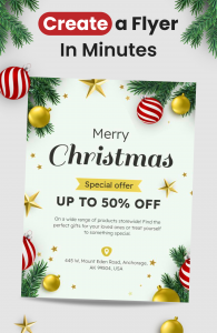 اسکرین شات 4 برنامه Flyers, Poster Maker, Design