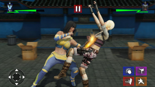 اسکرین شات برنامه Real Kung Fu Karate Fighting Future Fighter Ninja 2