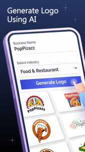 اسکرین شات 1 برنامه AI Logo Generator, Logo Maker