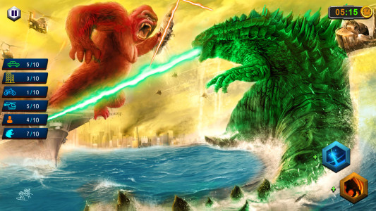 اسکرین شات بازی Monster City Destruction Games 5