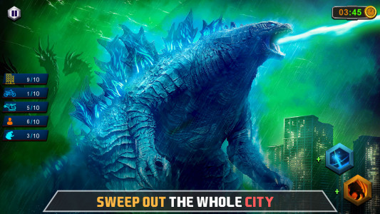 اسکرین شات بازی Monster City Destruction Games 3