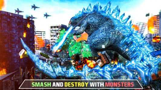 اسکرین شات بازی Monster City Destruction Games 1