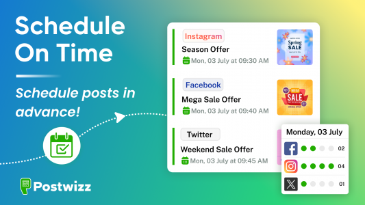 اسکرین شات 5 برنامه Post Maker, Planner, Scheduler