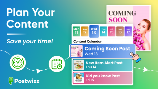 اسکرین شات 4 برنامه Post Maker, Planner, Scheduler