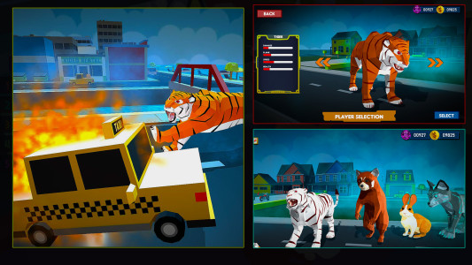اسکرین شات 5 بازی Tiger Rampage: 3D Tiger Games