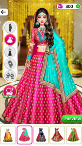 اسکرین شات 5 بازی Indian Wedding Dress Up Games