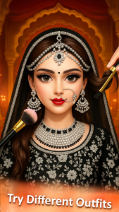 اسکرین شات 1 بازی Indian Wedding Dress Up Games