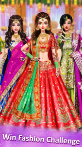 اسکرین شات 3 بازی Indian Wedding Dress up Games