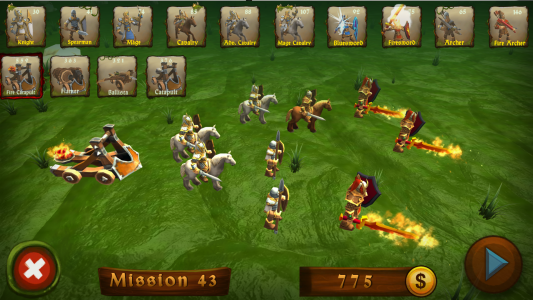 اسکرین شات بازی Battle Simulator: Knights vs D 1