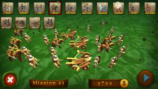 اسکرین شات بازی Battle Simulator: Knights vs D 3