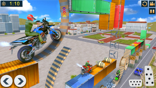 اسکرین شات برنامه Mega Ramp GT Bike Stunt Games 3