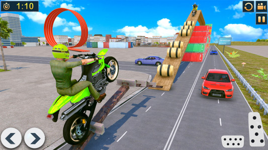 اسکرین شات برنامه Mega Ramp GT Bike Stunt Games 7