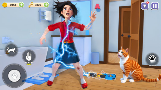 اسکرین شات 7 بازی Cat Simulator: Scary Mom Games