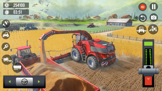 اسکرین شات بازی Super Tractor Farming Games 3