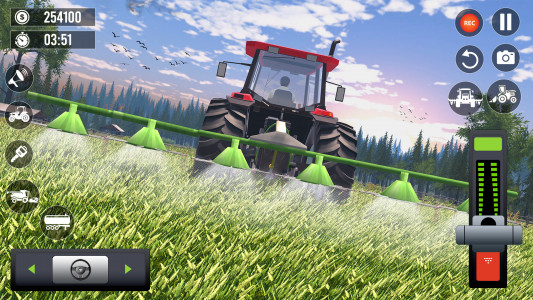 اسکرین شات بازی Super Tractor Farming Games 4