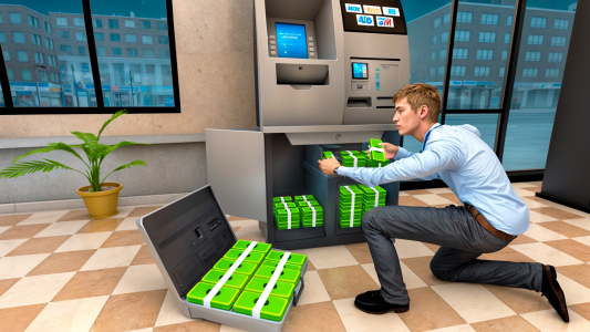 اسکرین شات 3 بازی Idle Bank Simulator Money Game