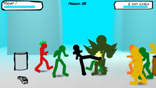 اسکرین شات 4 بازی Stickman Street Fighting