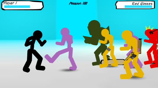 اسکرین شات 2 بازی Stickman Street Fighting