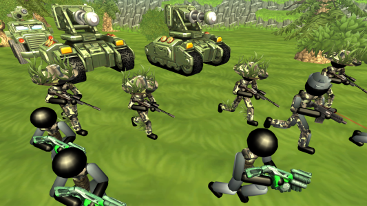 اسکرین شات 5 بازی Stickman Tank Battle Simulator